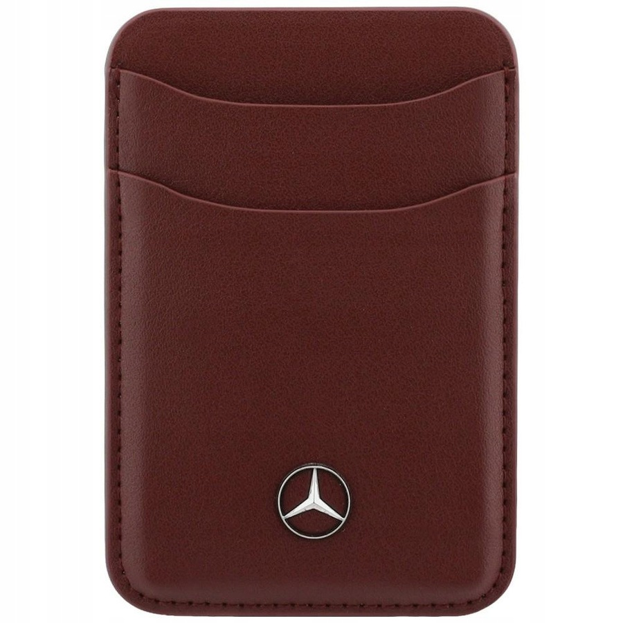Portfel magnetyczny Mercedes Leather czerwony