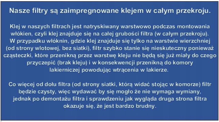 V560 Filtr sufitowy do lakierni 2,1m metr bieżący Kod producenta 3480242