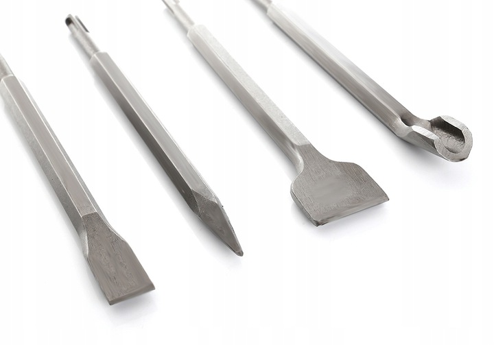 ZESTAW 4X DŁUTO DO BETONU SDS-PLUS KOMPLET