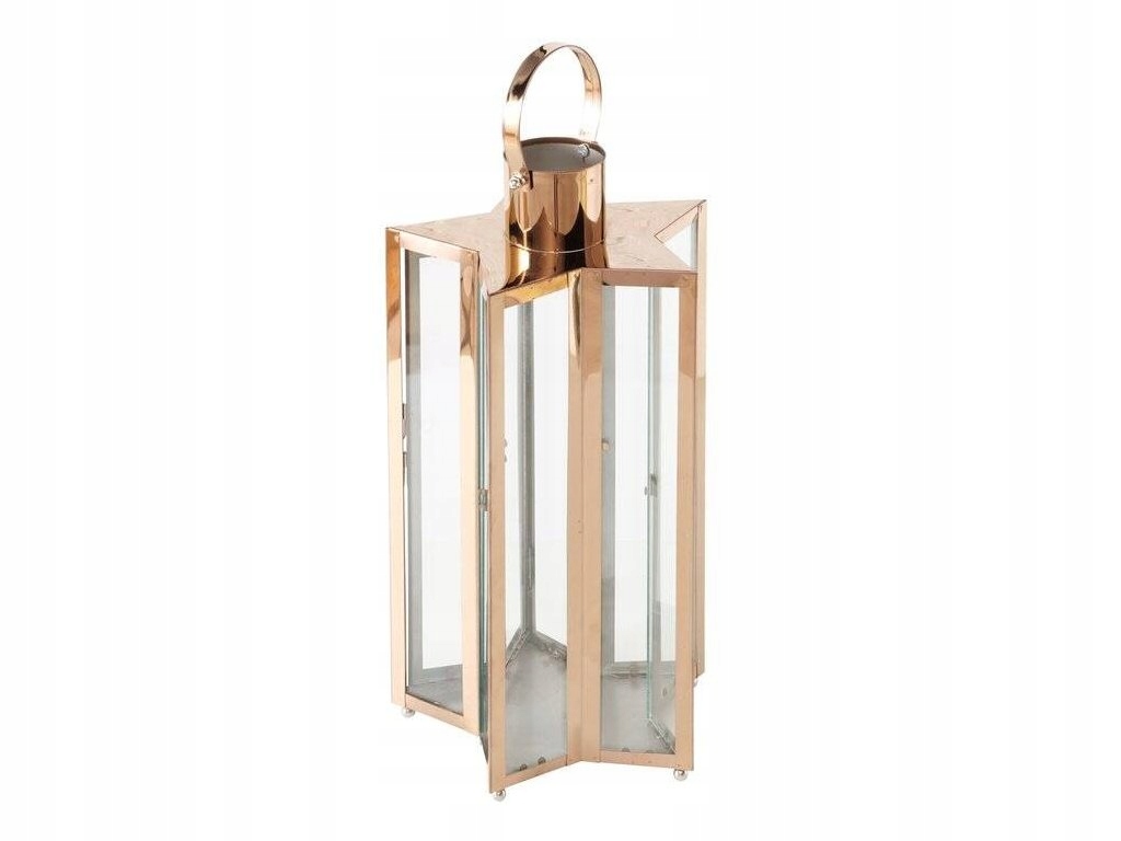 Lucerna ve tvaru hvězdy Estrella, 41,5 cm, rose gold barva