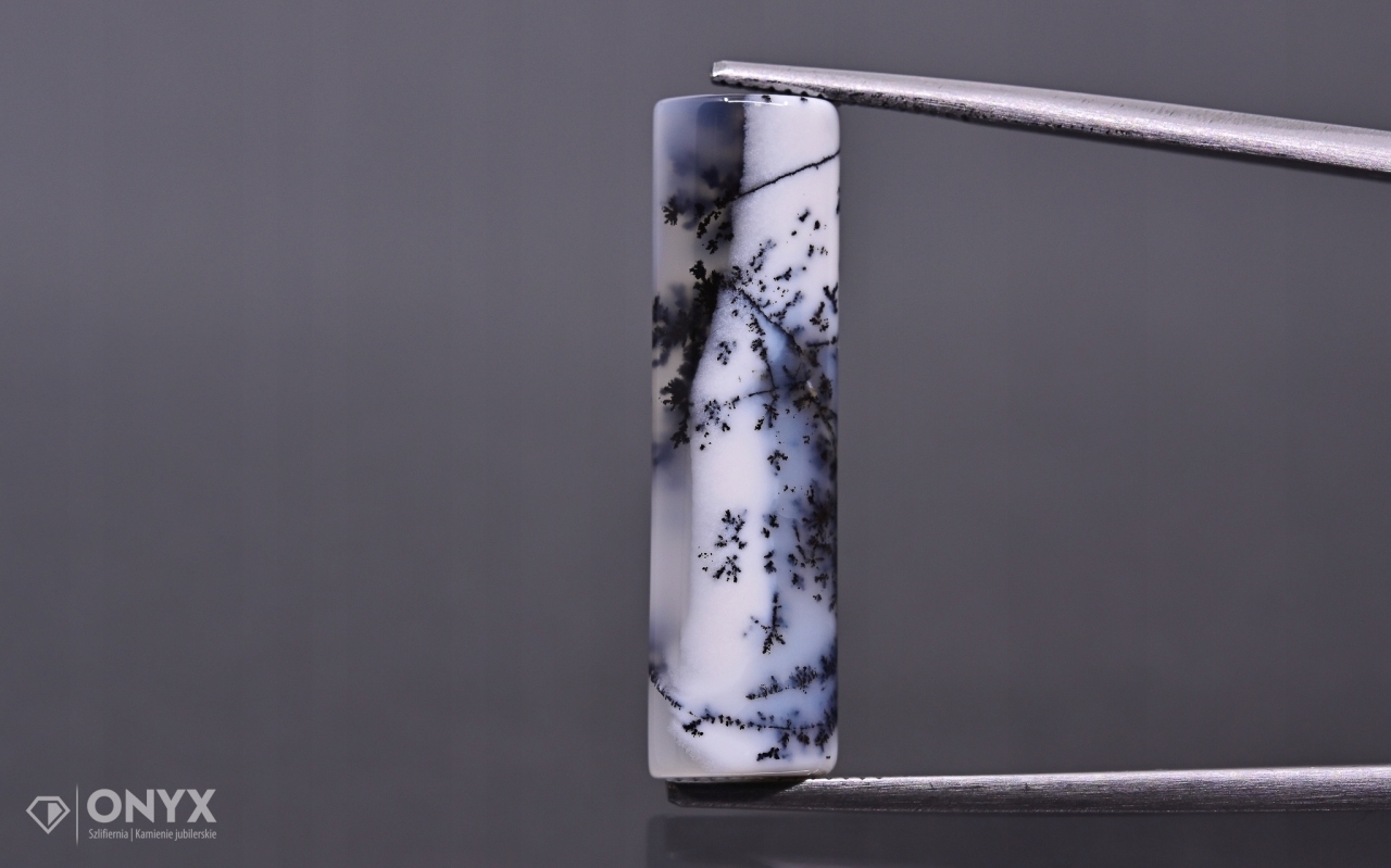 Dendritový achát z Turecka konvexní obdélníková deska