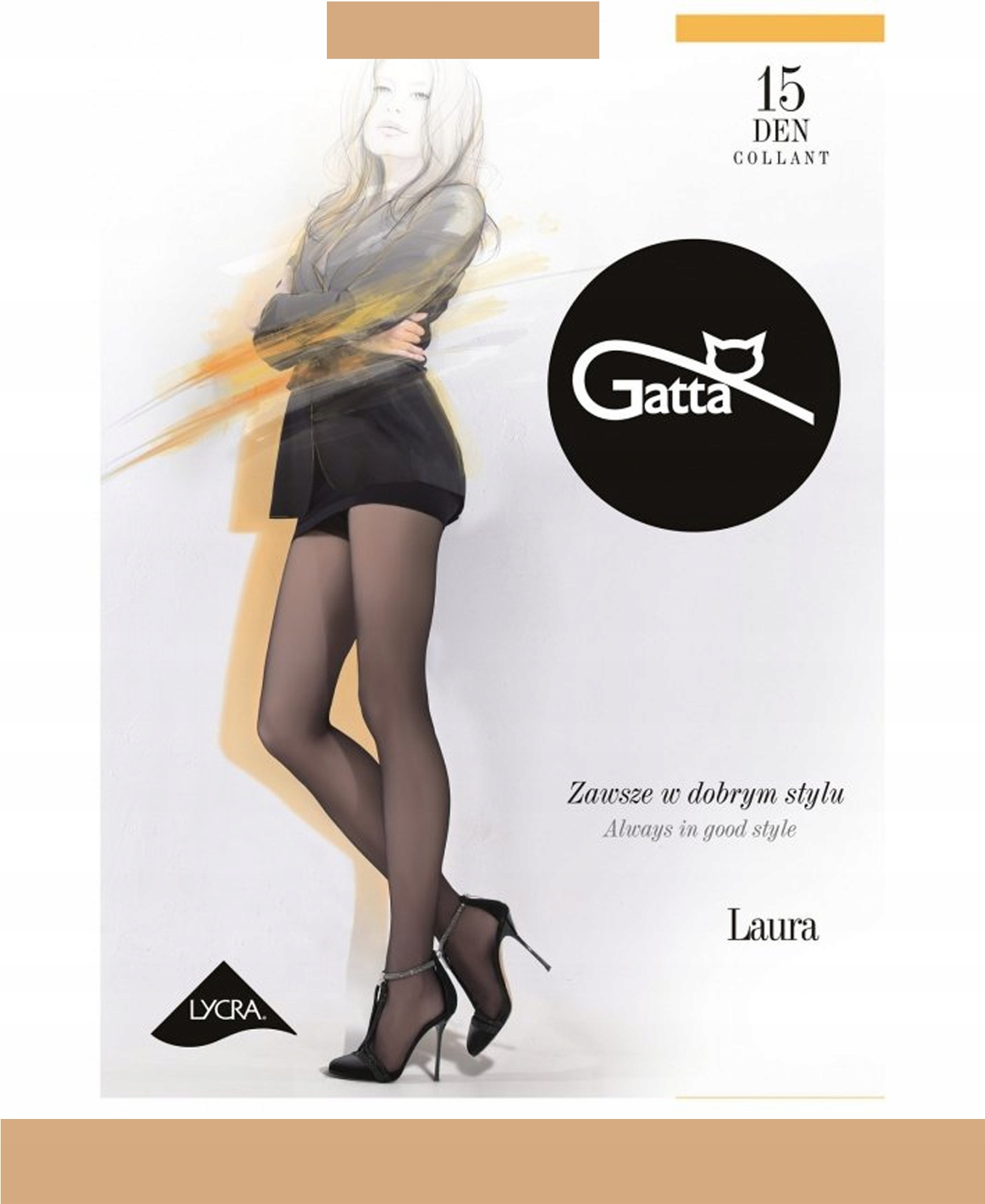 

Gatta Laura Rajstopy damskie Ly wz.00/4-L/Visone