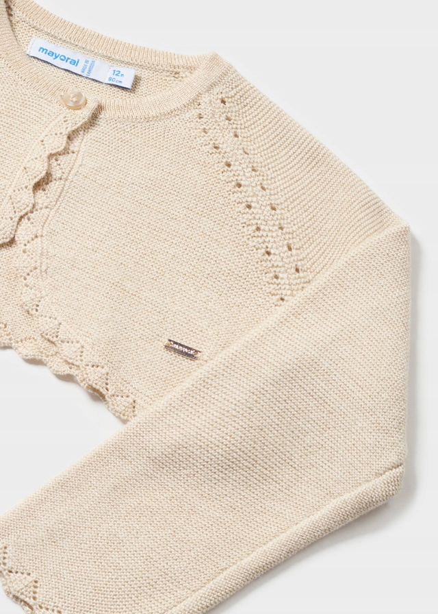 Krótki sweterek bolerko basic Mayoral Roz: 92cm Bohater brak