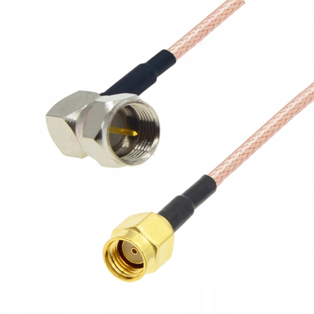 Propojovací kabel F konektor Ra Sma-rp konektor, RG316, 5 m