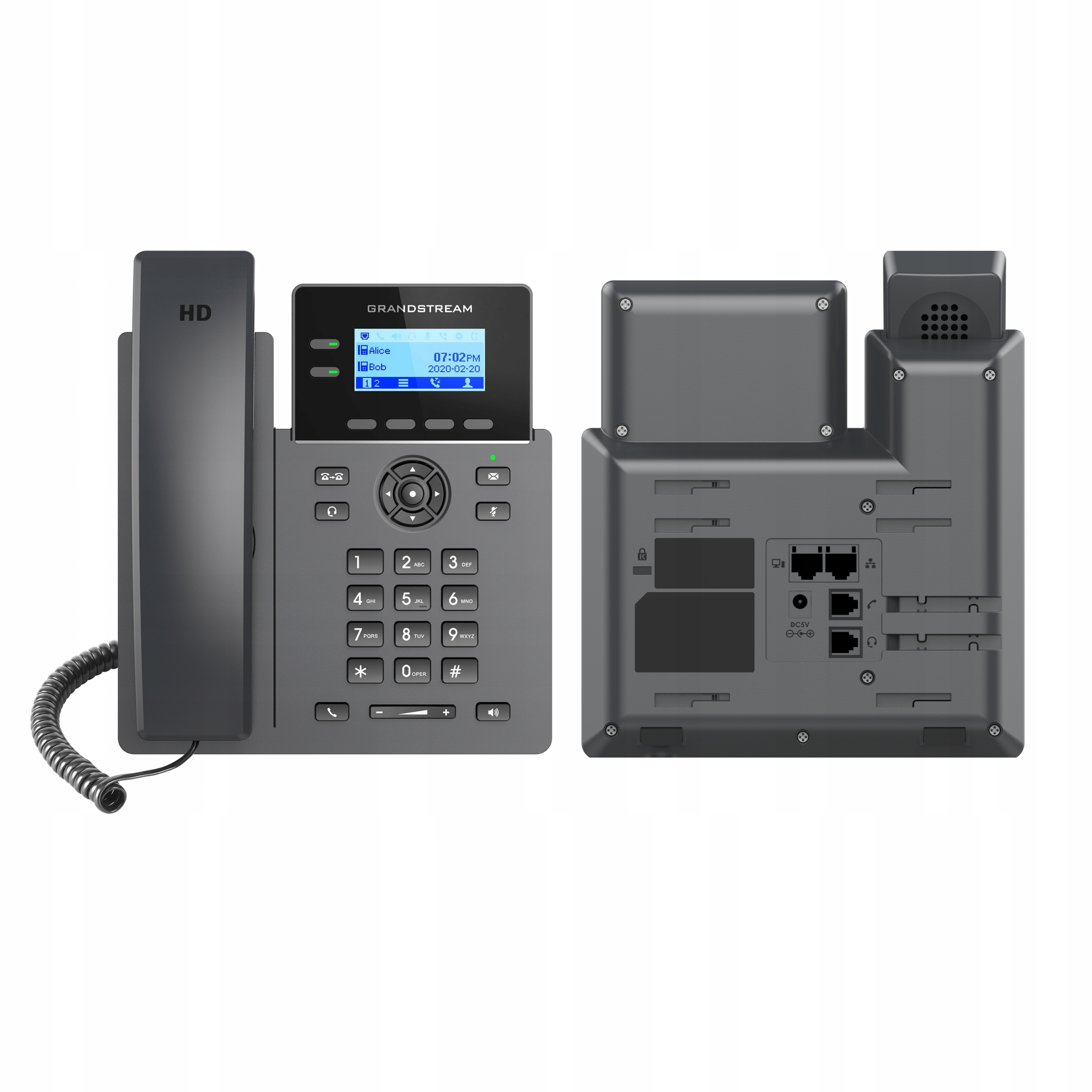 Grandstream GRP2602P Hd Ip VoIP telefon s PoE, bez napájecího adaptéru