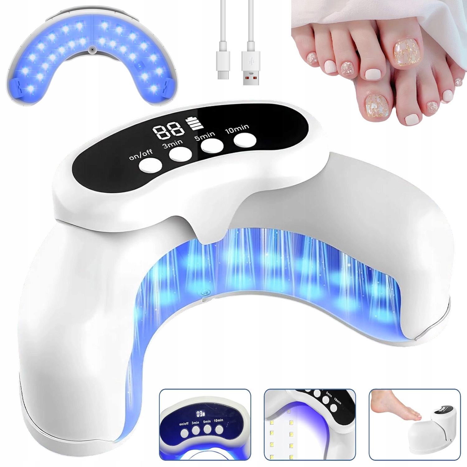 Lampa Pro Léčbu Mykózy Nehtů, Protiplísňová Mykóza, Infekce Nohou