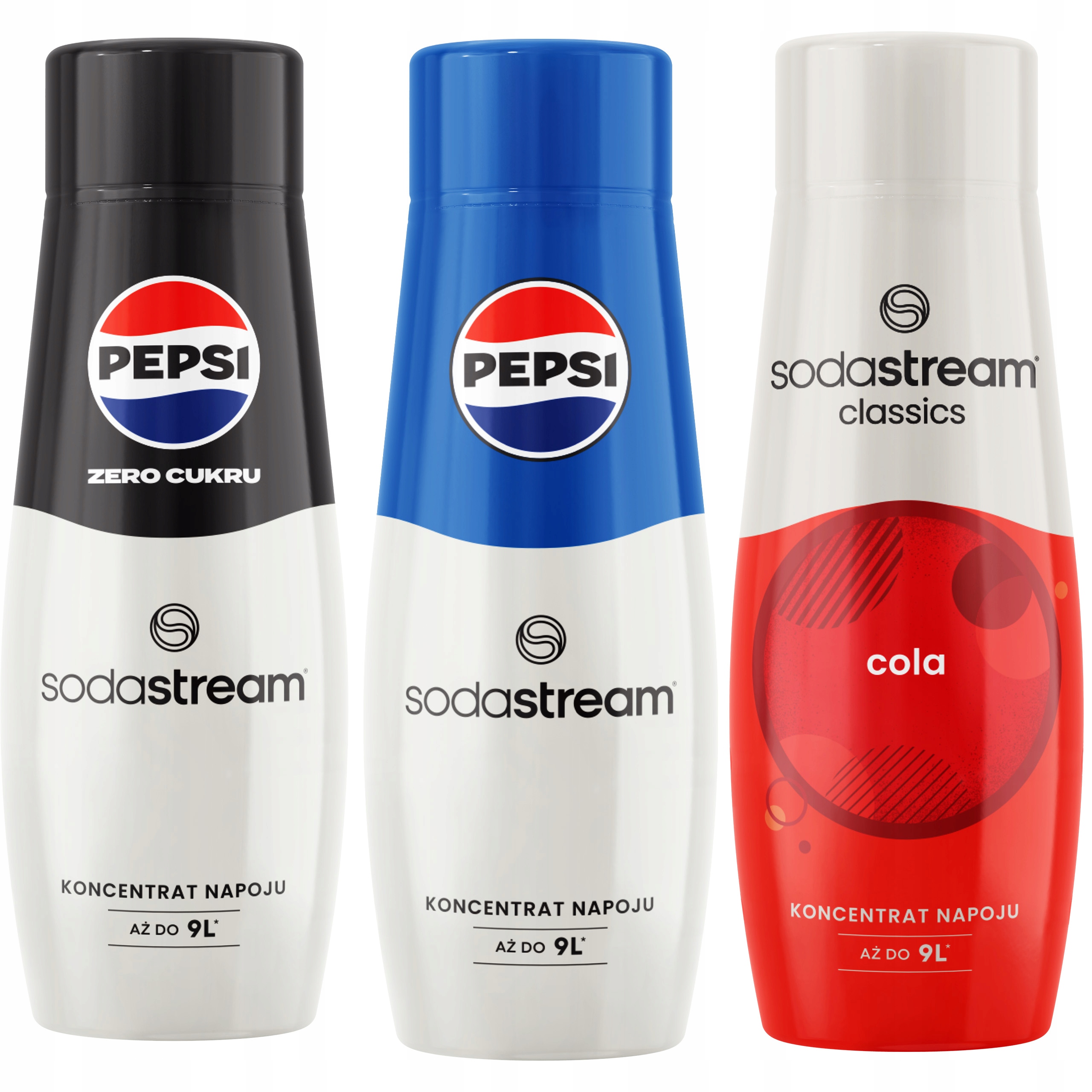 Levně Sodastream Sada sirupů Cola Pepsi Pepsi Max.
