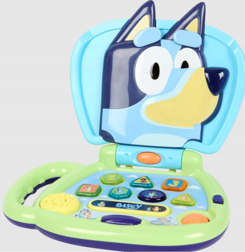 MÓJ PIERWSZY LAPTOP DLA DZIECI BLUEY ŚWIATŁA DŹWIĘKI ŚWIĘTA