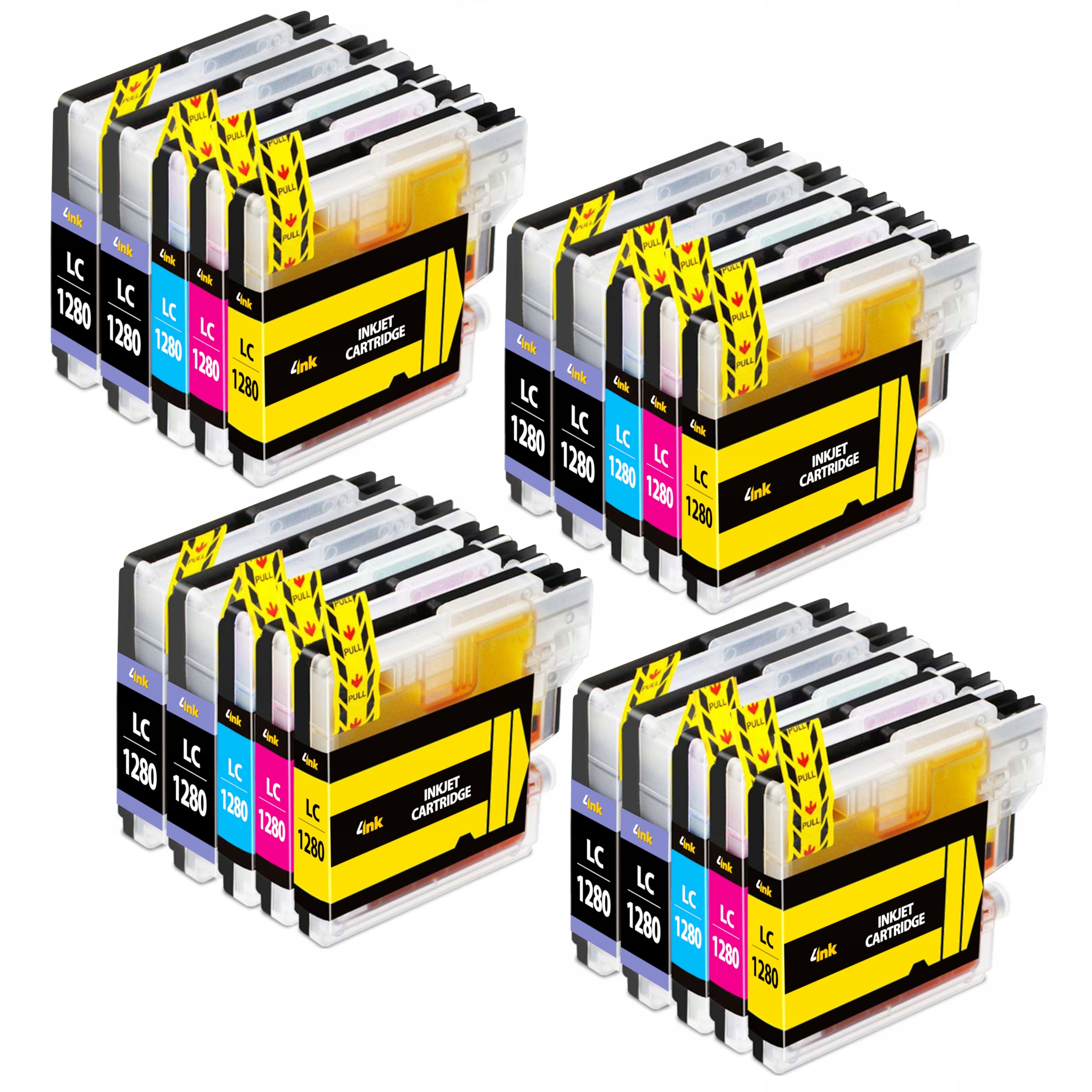 

20x Tusz LC1280 Do Brother MFC-J5910DW MFC-J6510DW