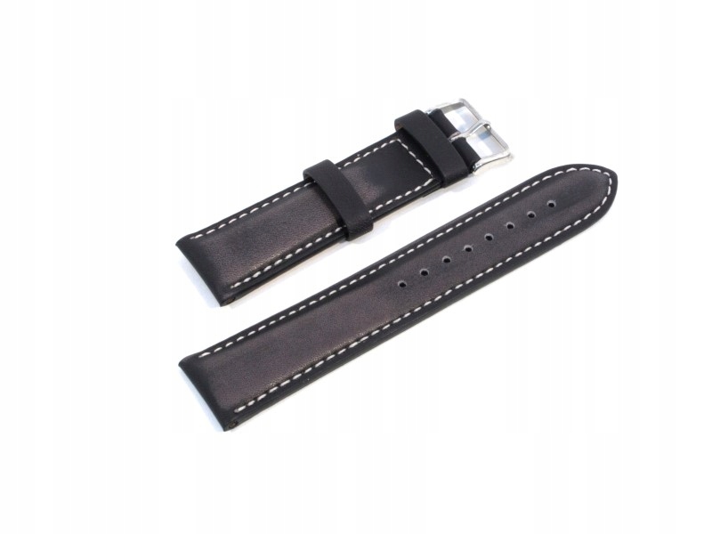 Kožený opasek Iron Annie tmavě modrý, 22 mm