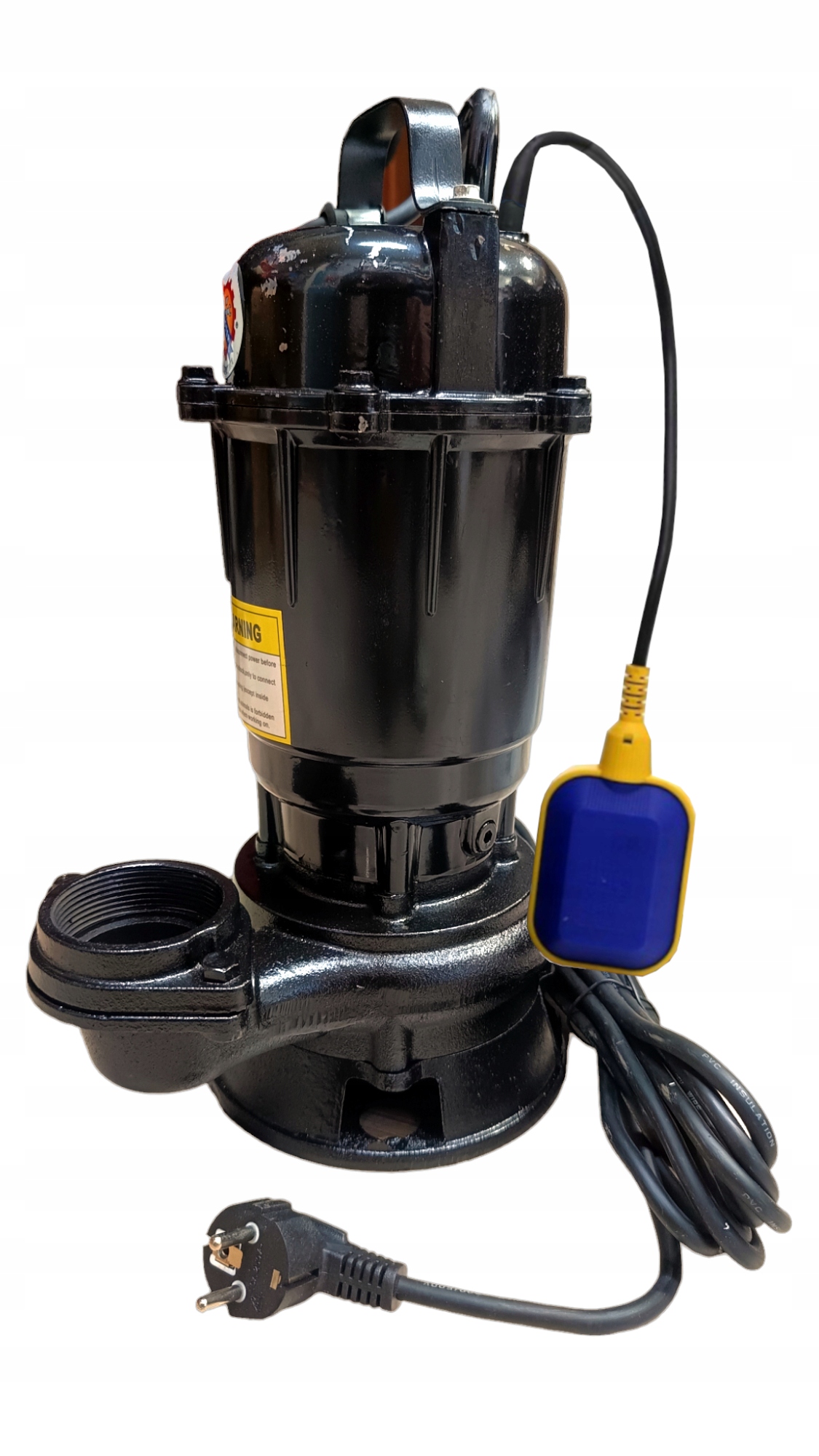 Pompa Do Wody Szamba Żeliwo Rozdrabniacz 4 Złączki 3850W Pływak