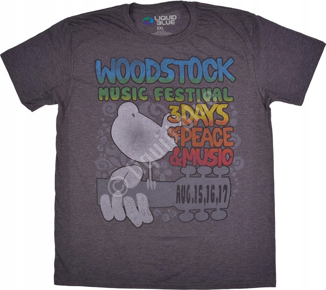 Festival svobody Woodstock Liquid Blue M