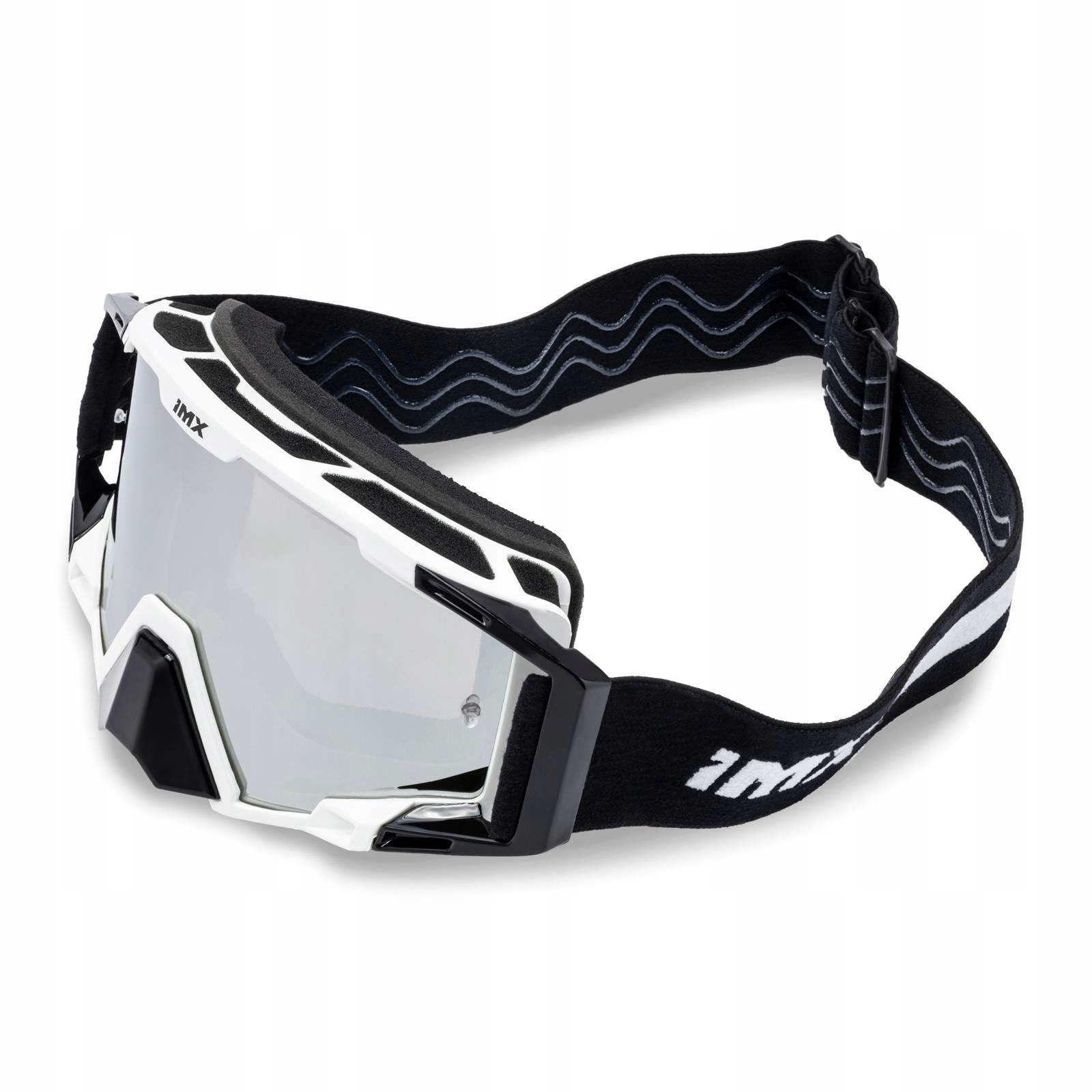 Gogle cross IMX SAND WHITE GLOSS biały GRATISY Typ cross/enduro