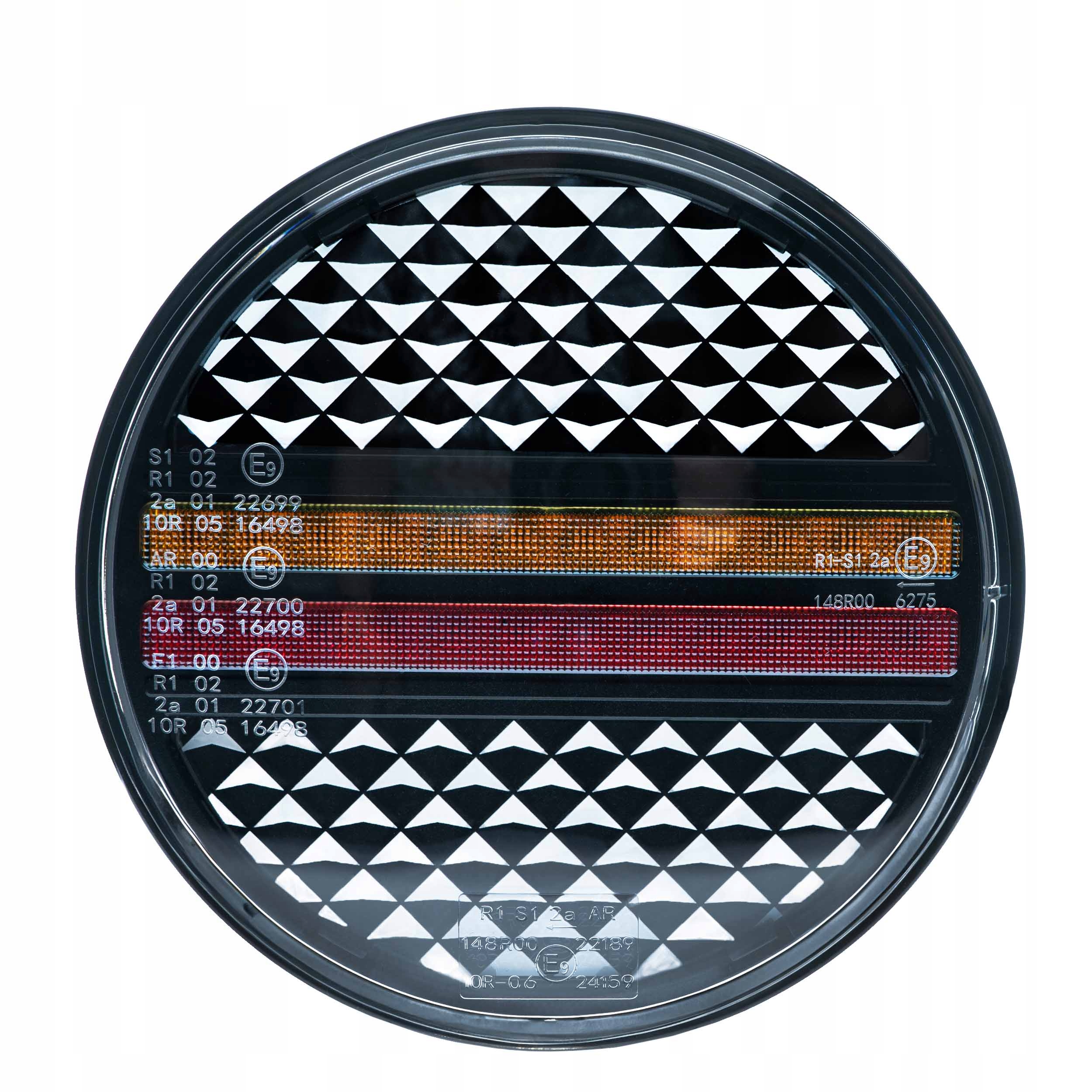 Led zadní světlo 140 mm Poloha Stop Směrovka Levá 12-24V