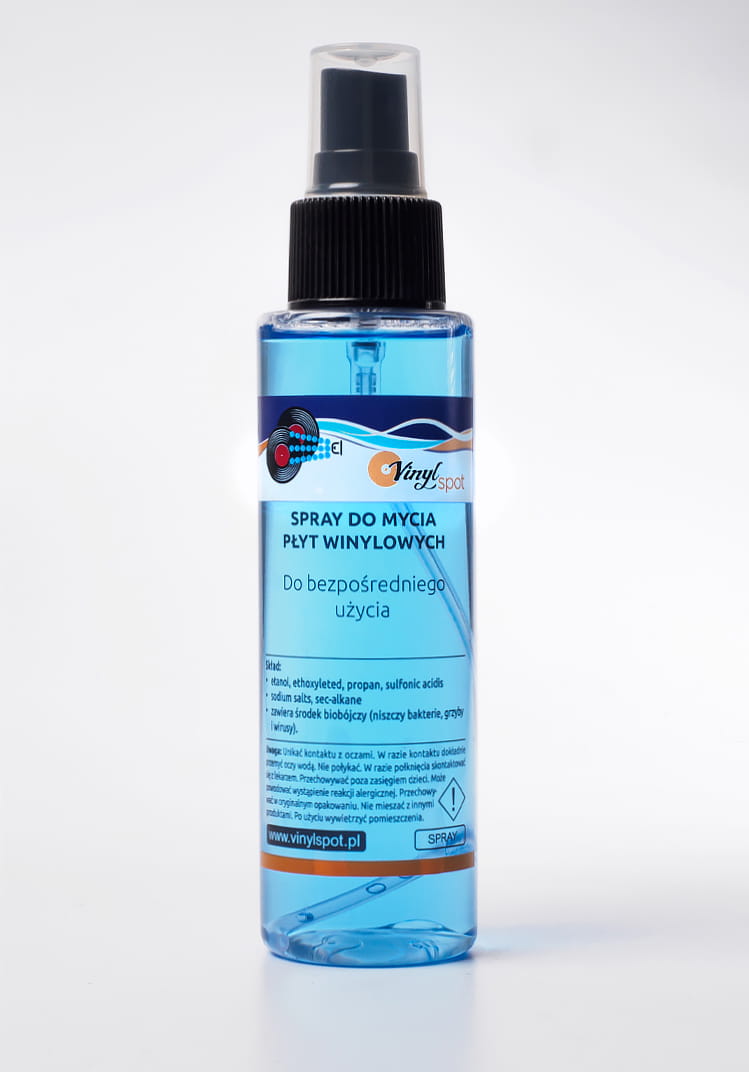 Płyn spray do czyszczenia mycia płyt winylowych gramofonowych winyli Lp
