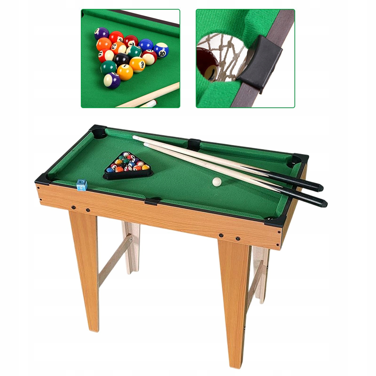 Portable Pool Table Set Interaction Toys Chalk, Marka inna