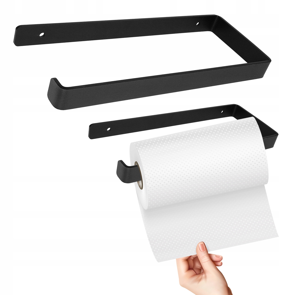 

Uchwyt Na Papier Ręcznik Kuchenny Czarny Wc Loft 4