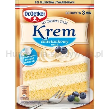 Levně Dr.Oetker Krém na dorty a koláče, smetanová příchuť 105 g