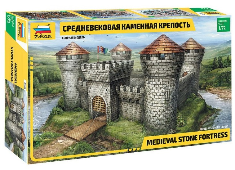 1:72 Medieval Stone Fortress středověký hrad