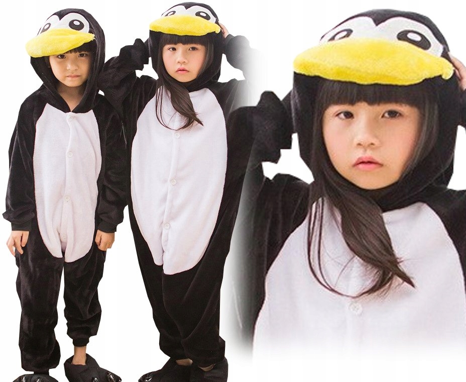 

Pingwin Kombinezon Piżama Kigu Onesie 140 CH1U