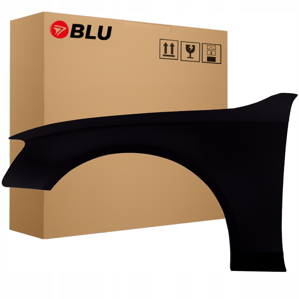 Blu Blatník Audi A4 B8 S4 LY9T levý černý 11-15 přední výtah pozink