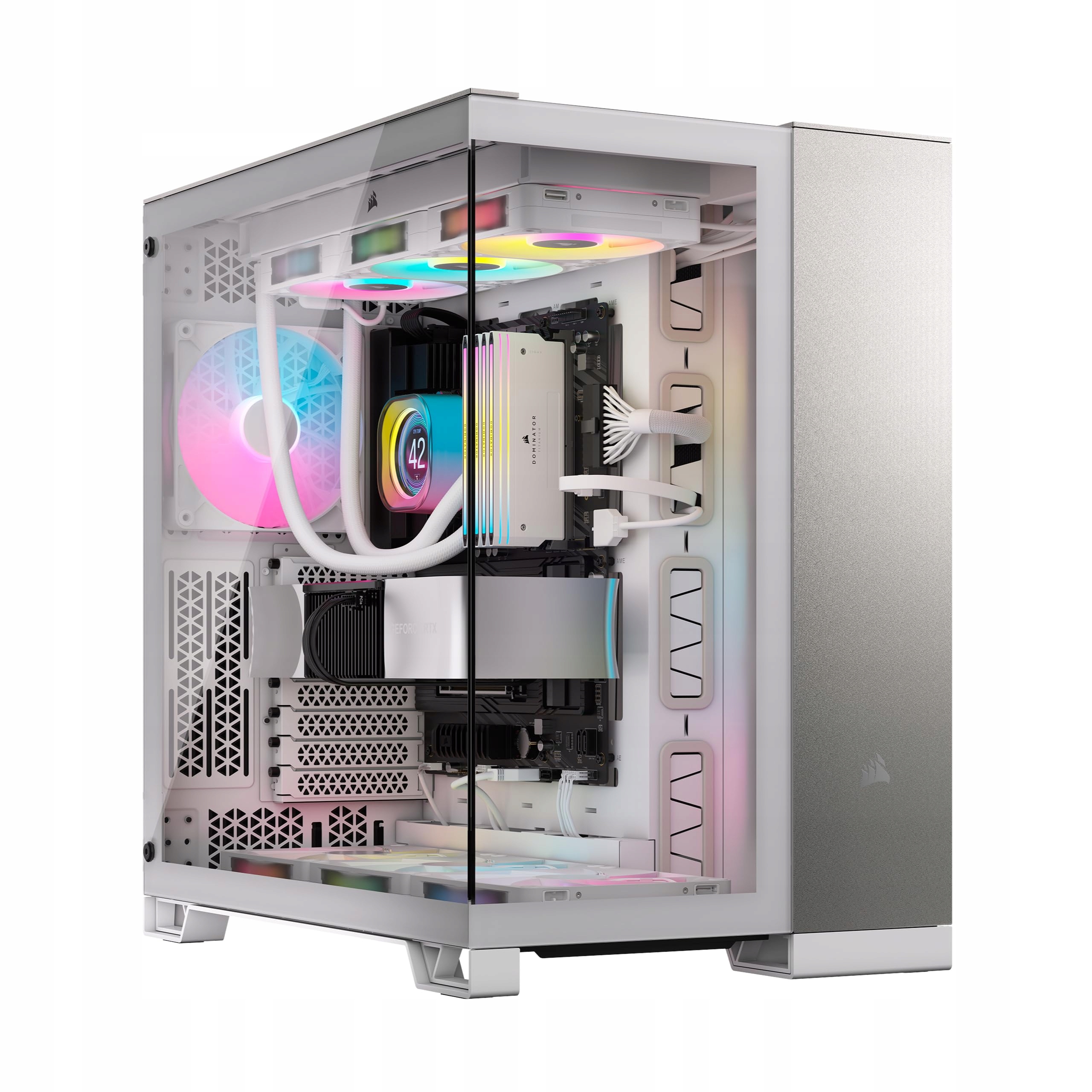 Obudowa Corsair 6500X Midi Tower biała