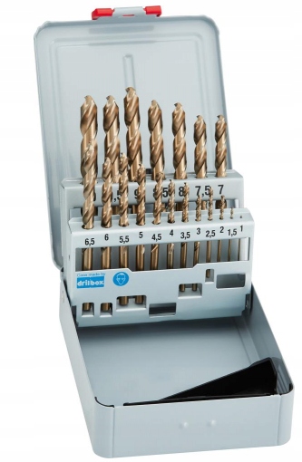 Kobaltové vrtáky 1,0-10,5 mm HSS-Co5 typ Va komplet Forum