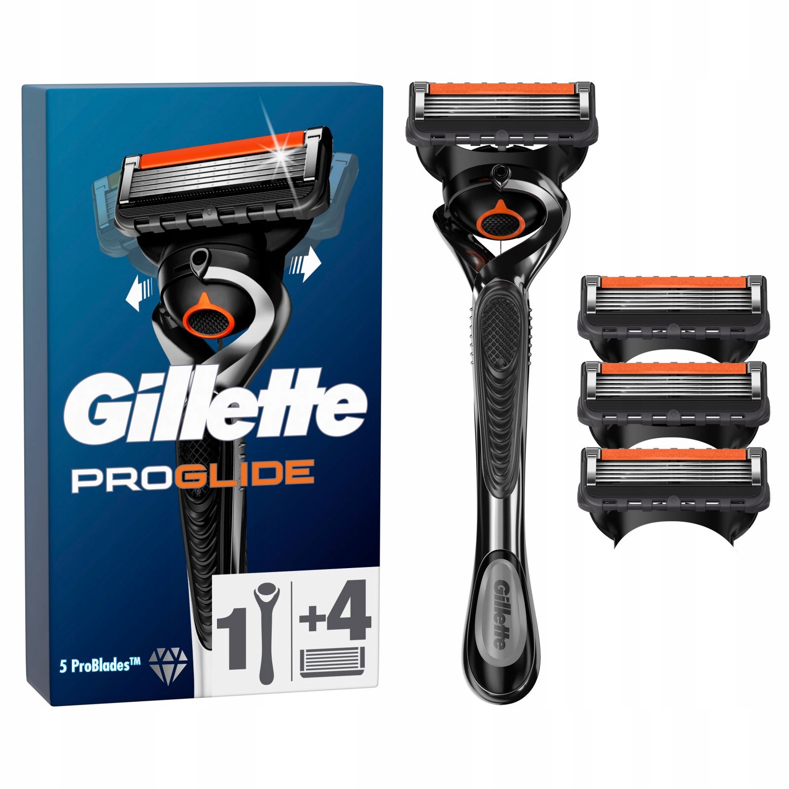 Gillette Fusion Proglide Manual Holicí Strojek Modrý/černý