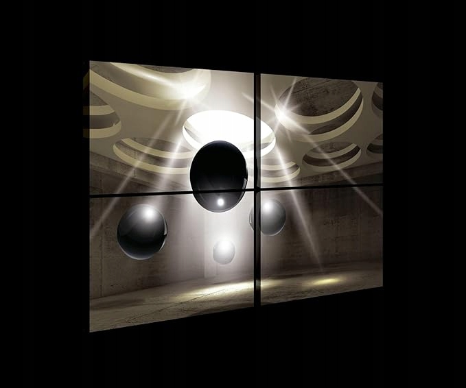 Obraz 120x80 gule svetlo tieň priestor budúcnosť technológia betón