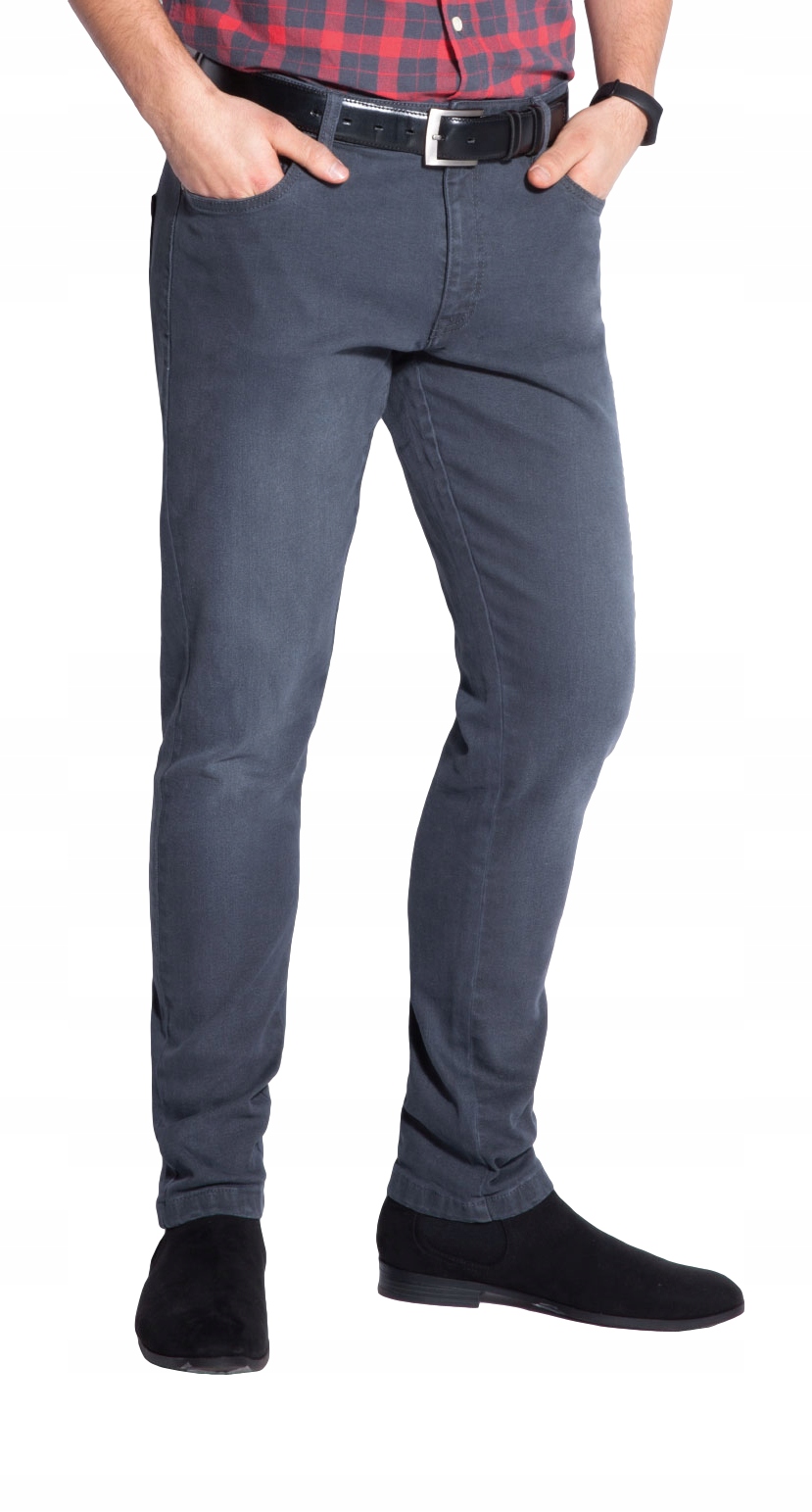 

Spodnie Męskie Jeansowe przetarcia Szare *38