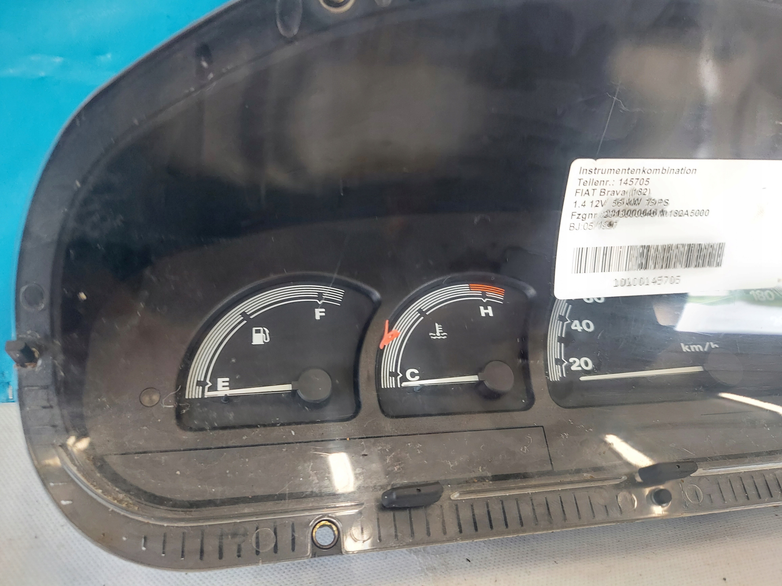 dials clock FIAT BRAVA 1.4 12V
