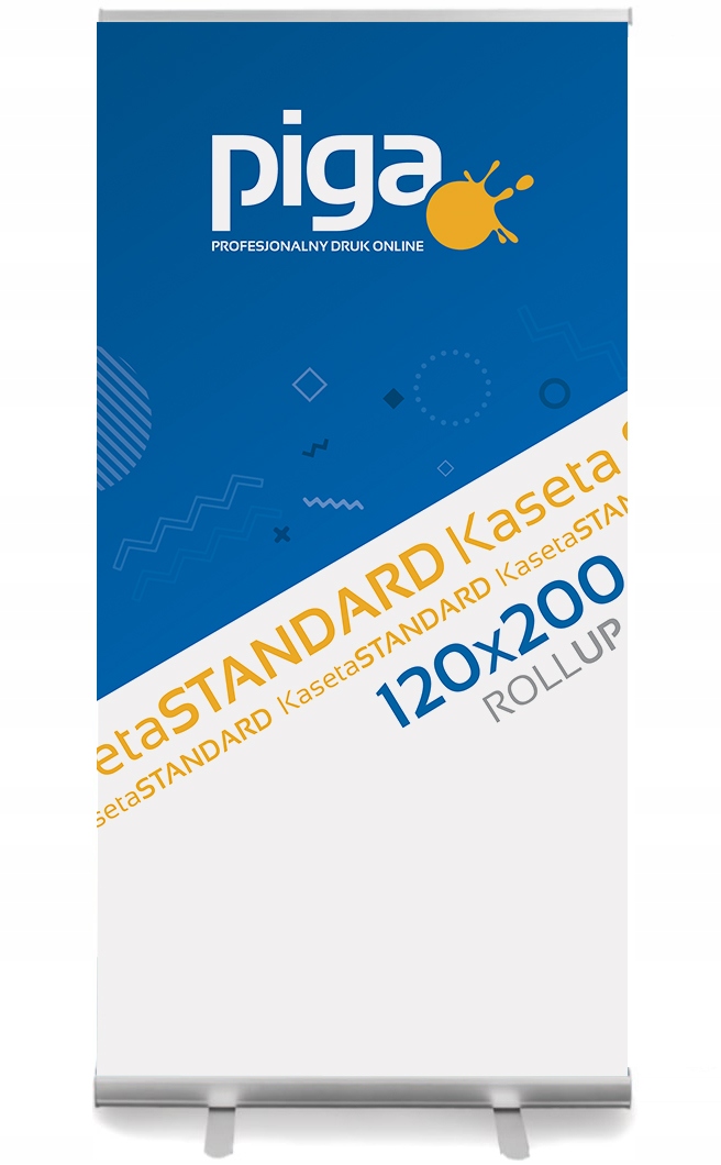 ROLL-UP STANDARD 120 x 200 DRUK BLOCKOUT ŚCIANKA