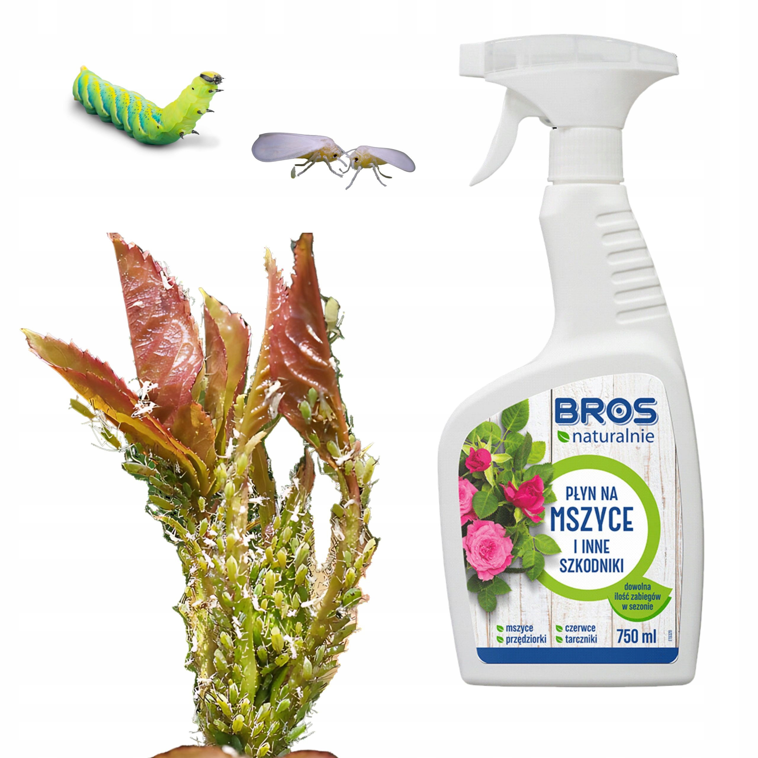 BROS NATURALNIE PREPARAT PŁYN ŚRODEK NA MSZYCE PRZĘDZIORKI CZERWCE 750ML EAN (GTIN) 5904517347328