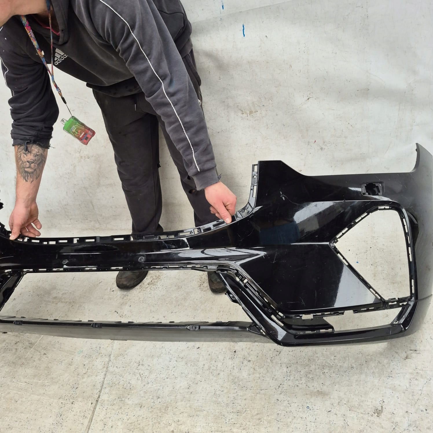 VOLVO XC60 II 2 R-design LIFT 21-> bumper front front SPR 6XPDC 32234958
