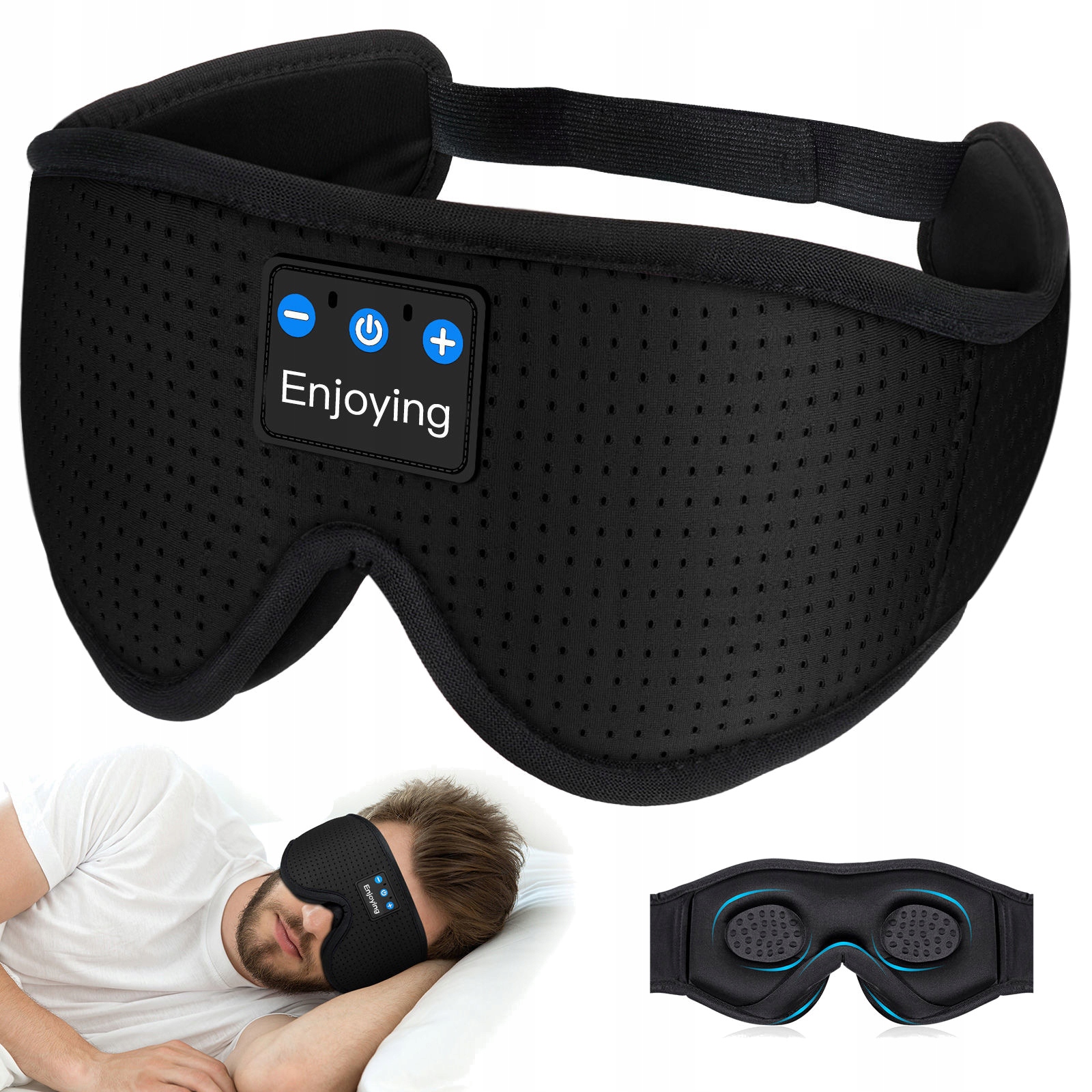 

Maska Opaska Na Oczy Do Spania Słuchawki Bluetooth