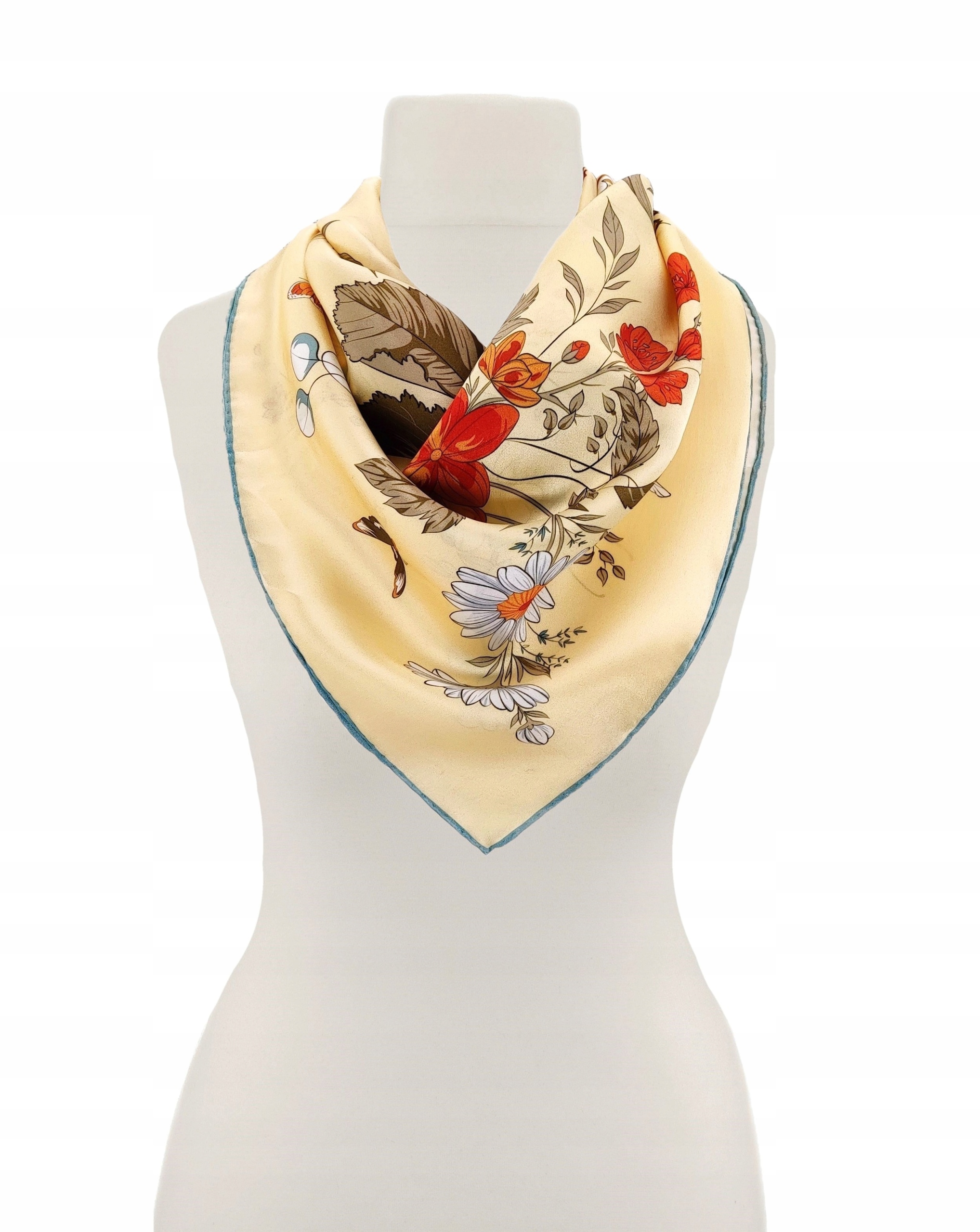 Hedvábný Šátek 100% Přírodní Morušový Hedvábí, Prémiová Kvalita