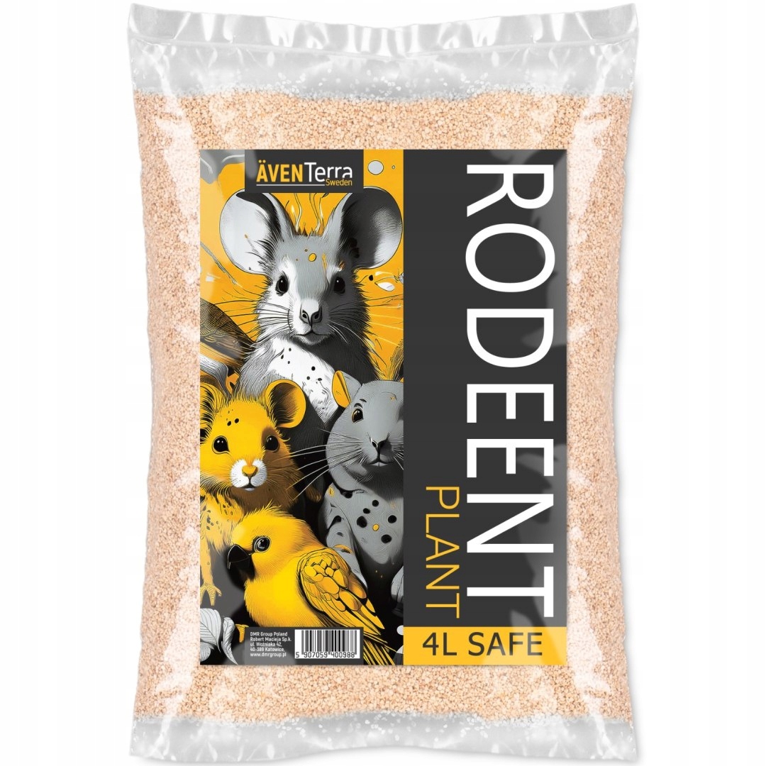 Aventerra Sweden Rodeent Plant 4 l – rostlinný substrát pro hlodavce a veverky