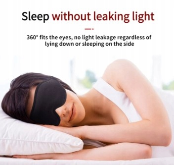 3D PREMIUM MASKA DO SPANIA OPASKA NA OCZY SNU 2BL Płeć uniseks