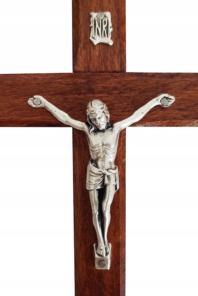 

Frezowany Drewniany Krzyż Wiszący 20,5 cm Cf