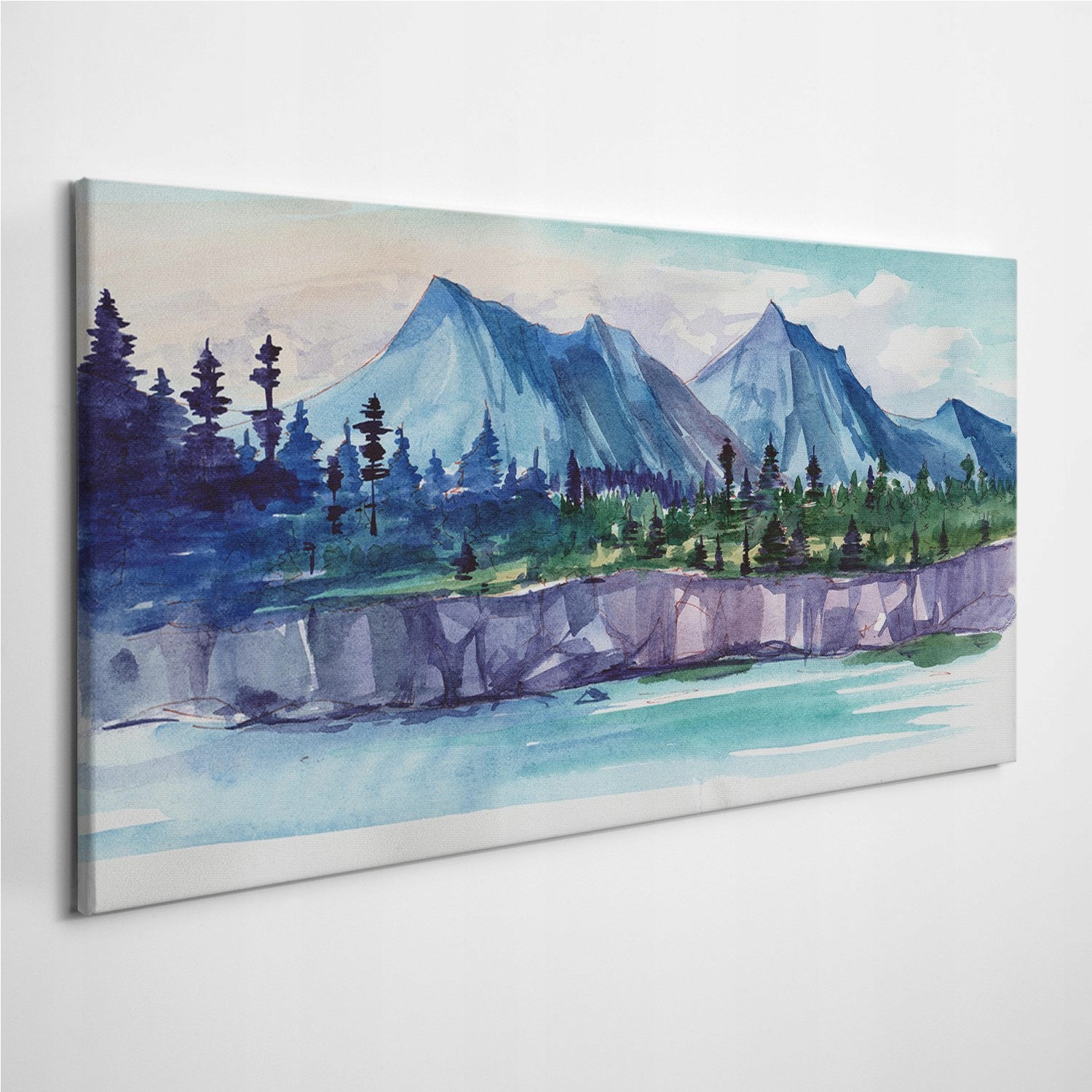 

Zdjęcie na płótnie Drzewa Góry Krajobraz 100x50 cm