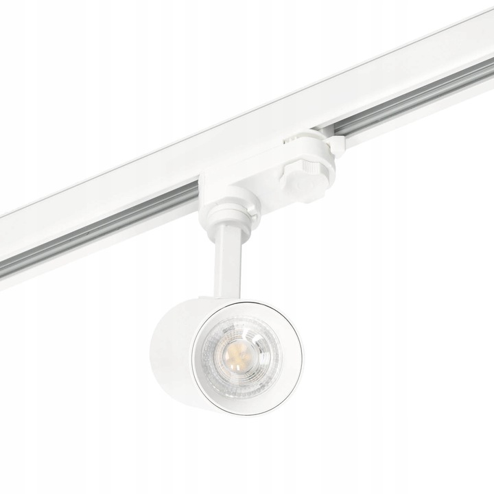 Oświetlenie szynowe 3 fazowe szyna 2m+2m, 14x Lampa, łącznik prosty BIAŁY Rodzaj gwintu GU10