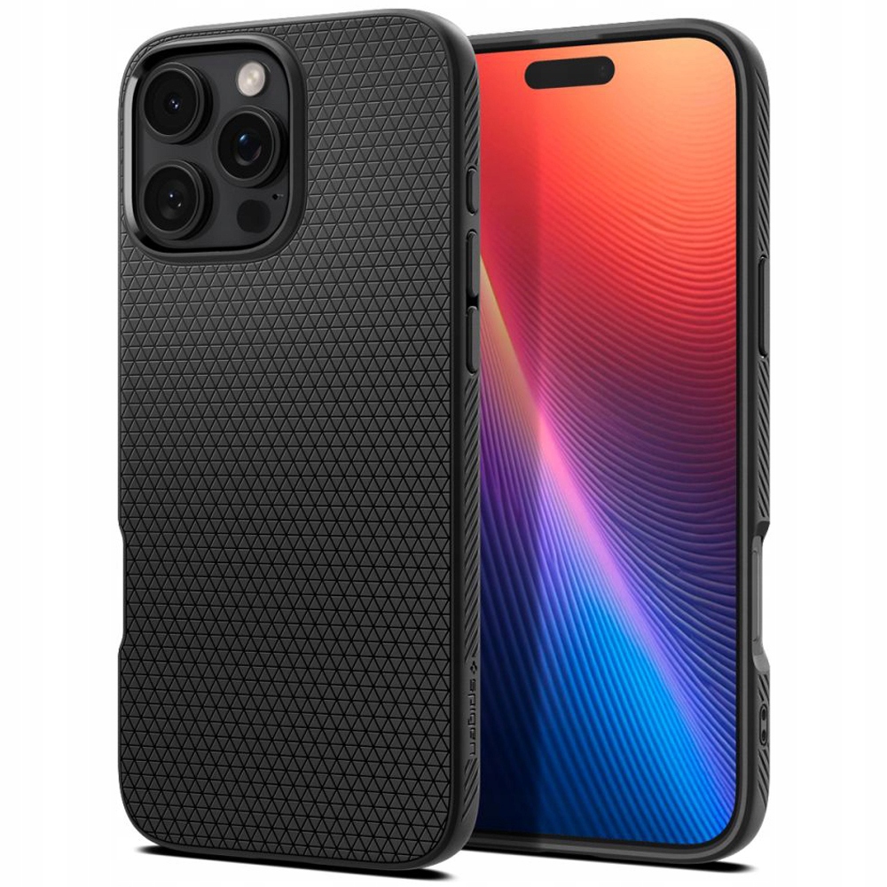 Etui Spigen Liquid Air do iPhone 16 Pro Max – matowa czerń