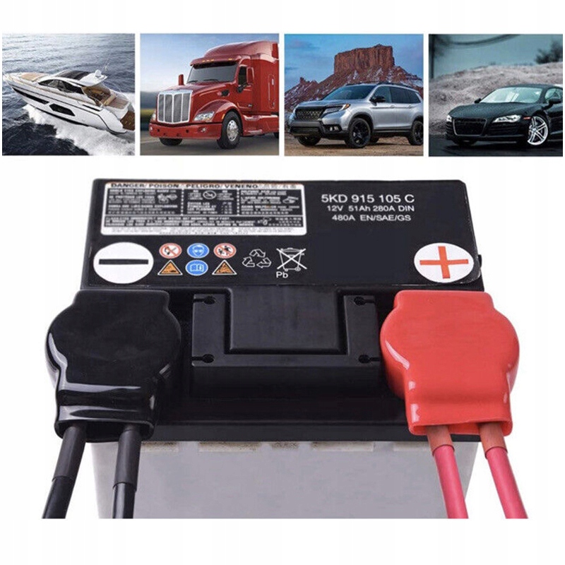 KLEMY ZESTAW ZŁĄCZY ZACISKÓW AKUMULATORA Z TERMOKURCZLIWĄ ZŁĄCZA TERMINAL EAN (GTIN) 6942422607525