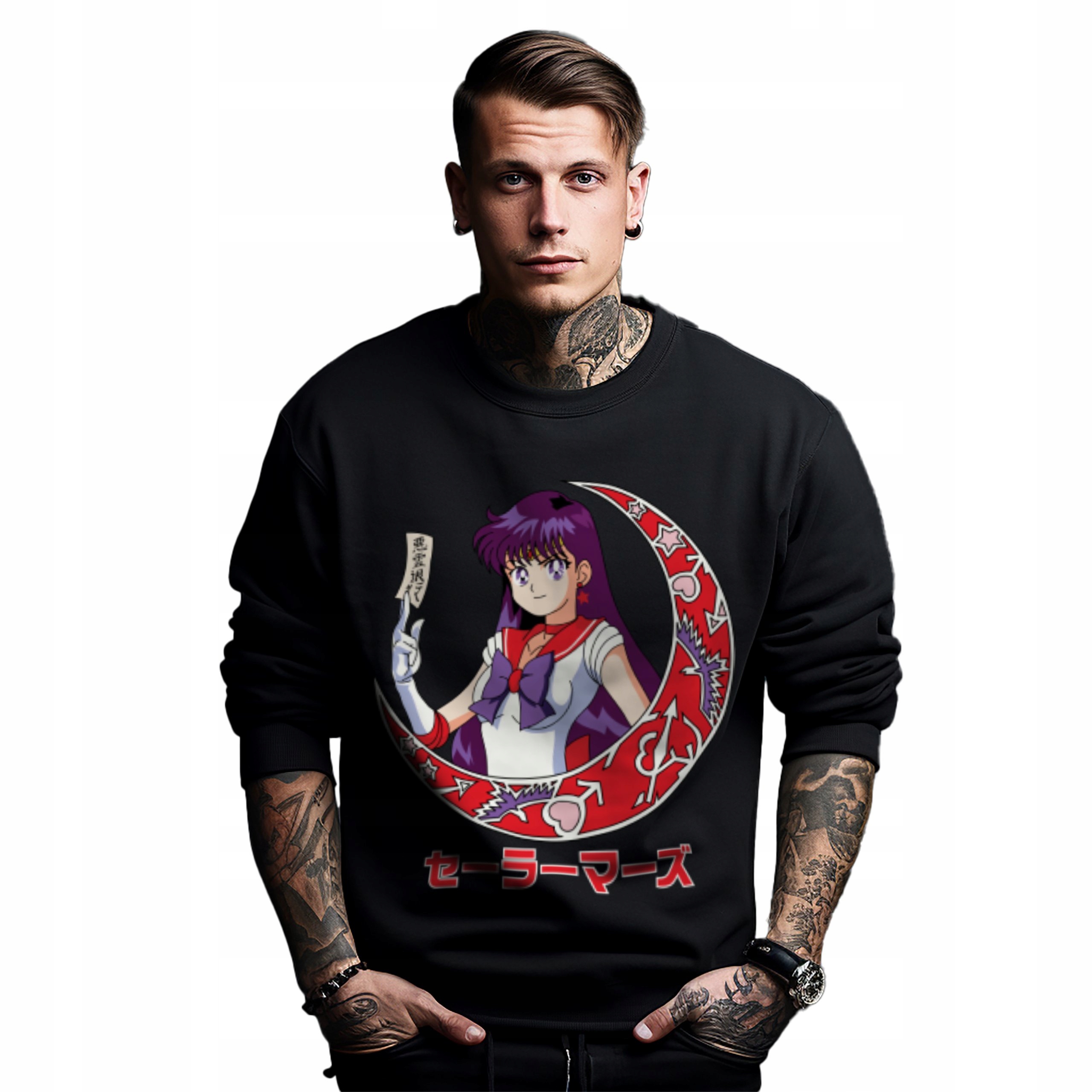 Mikina s potiskem Anime Sailor Mars