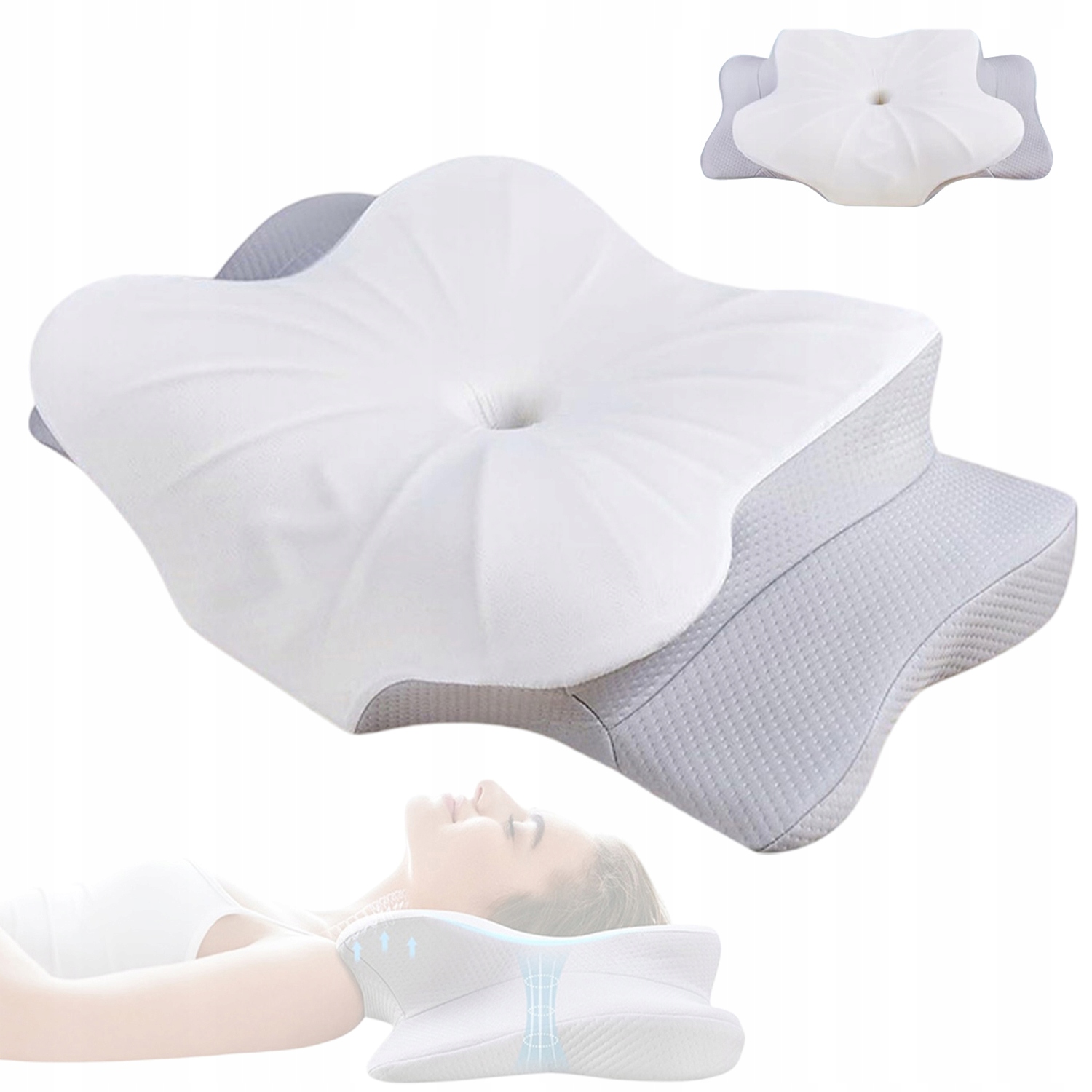 Poduszka Pamięci Motyla Poduszki Ortopedyczne 62*36CM