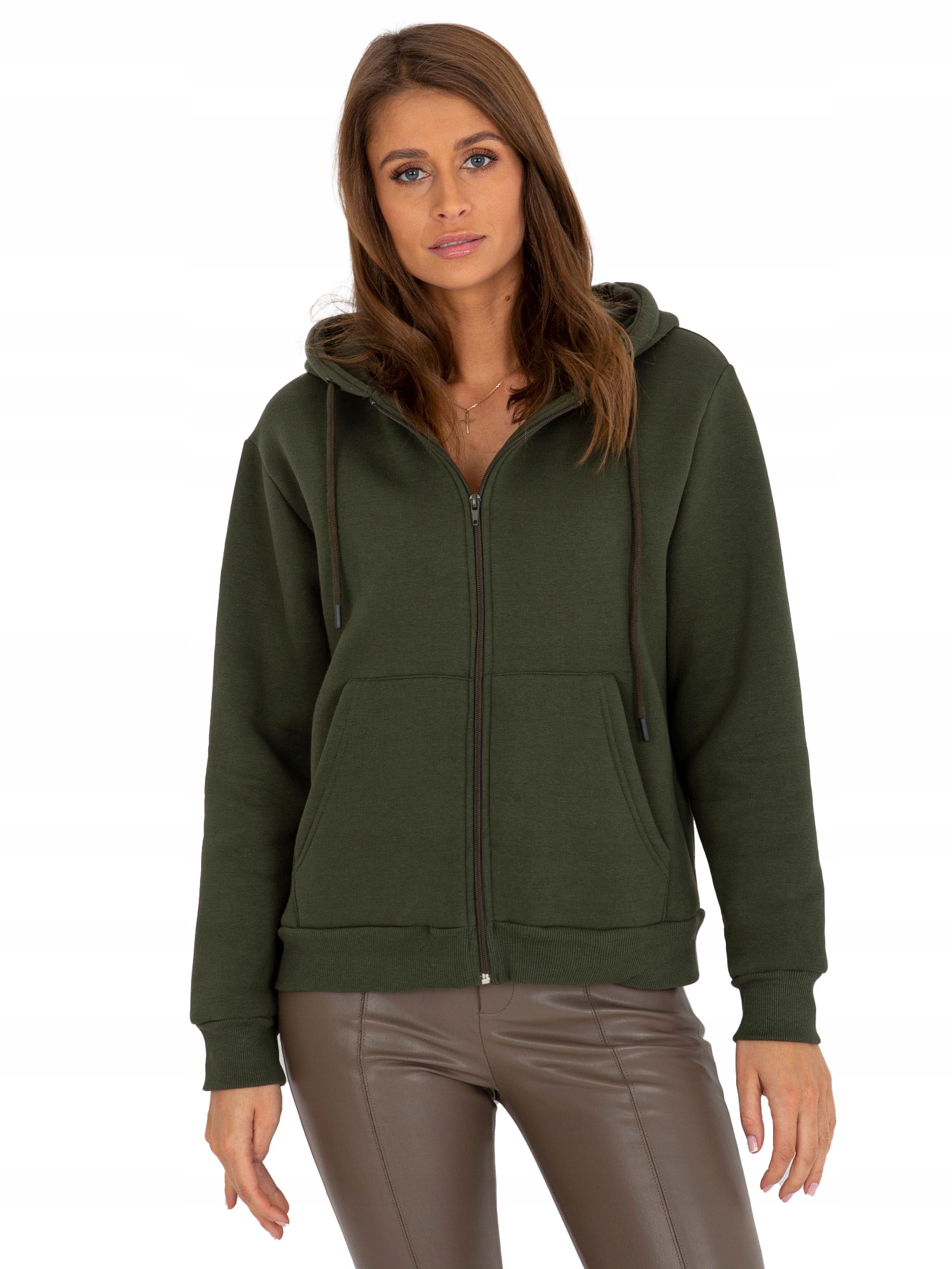 

Bluza Damska Dresowa Z Kapturem Basic L/XL