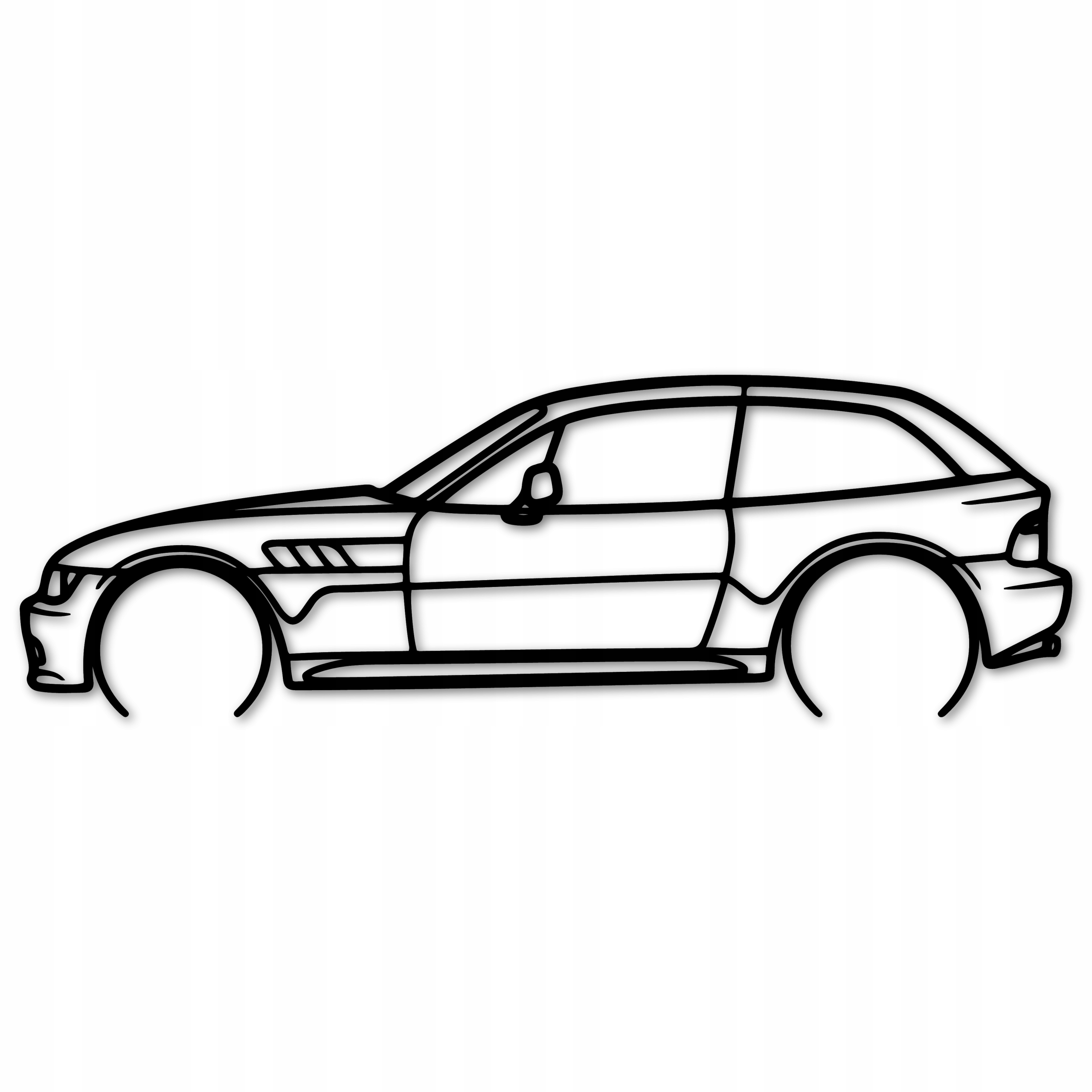 Ažurový Obraz Auto Bmw 23 kupé 100 cm Nástěnná Dekorace Obrazy Obývacího Pokoje