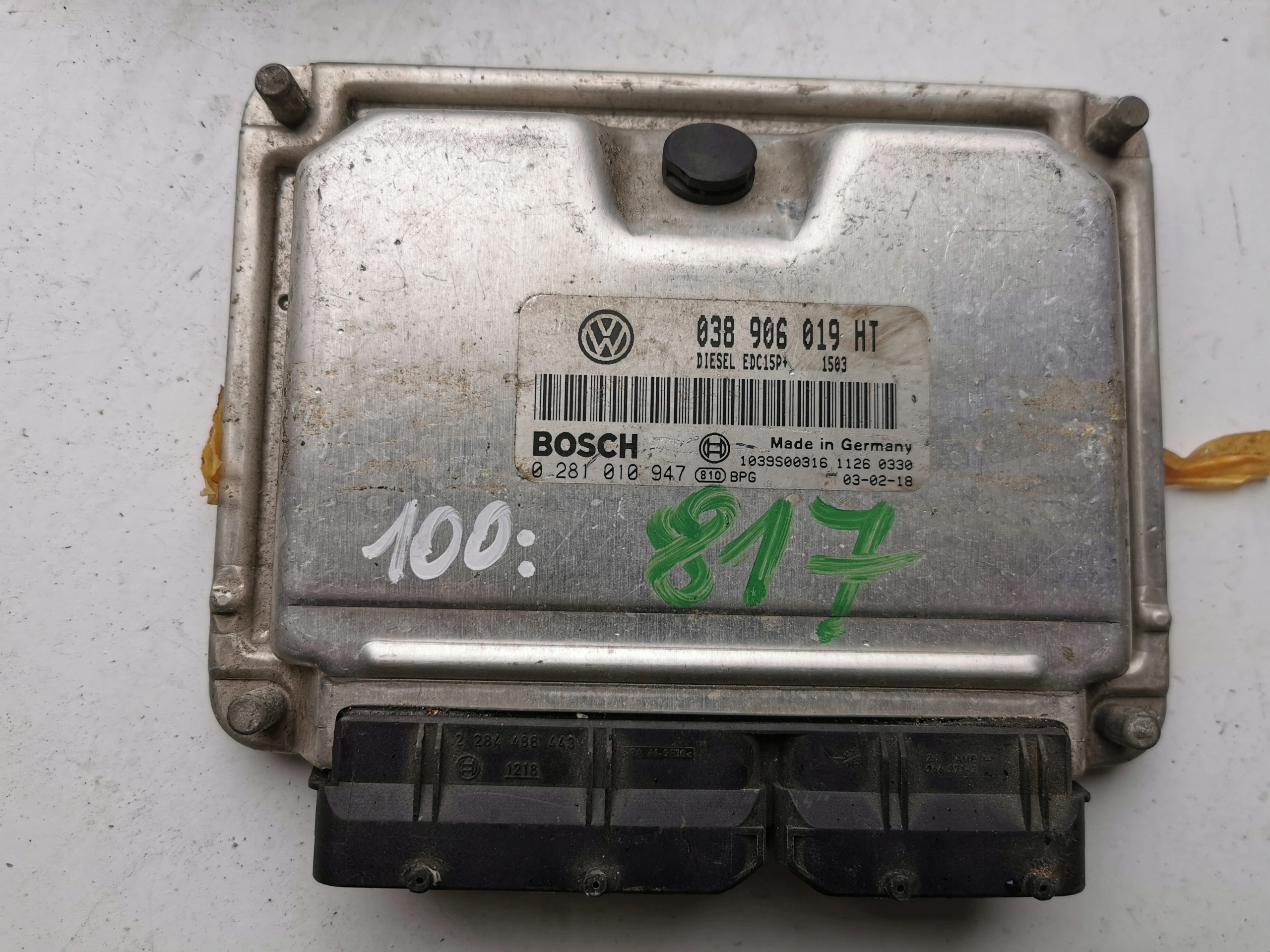 SEAT IBIZA 1.9TDI 0281010947 038906019HT Computer