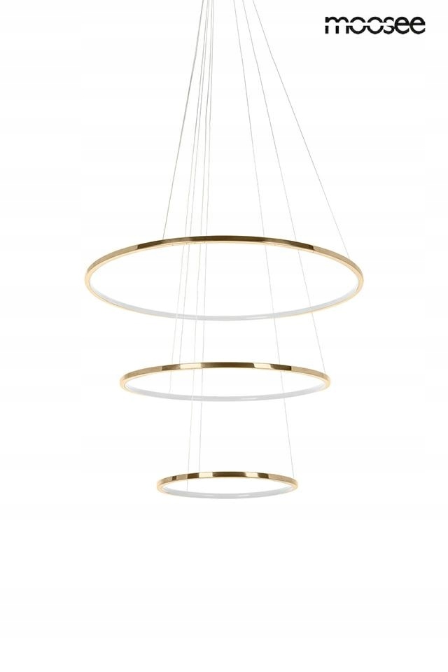 Moosee lampa wisząca Ring Slim S złota