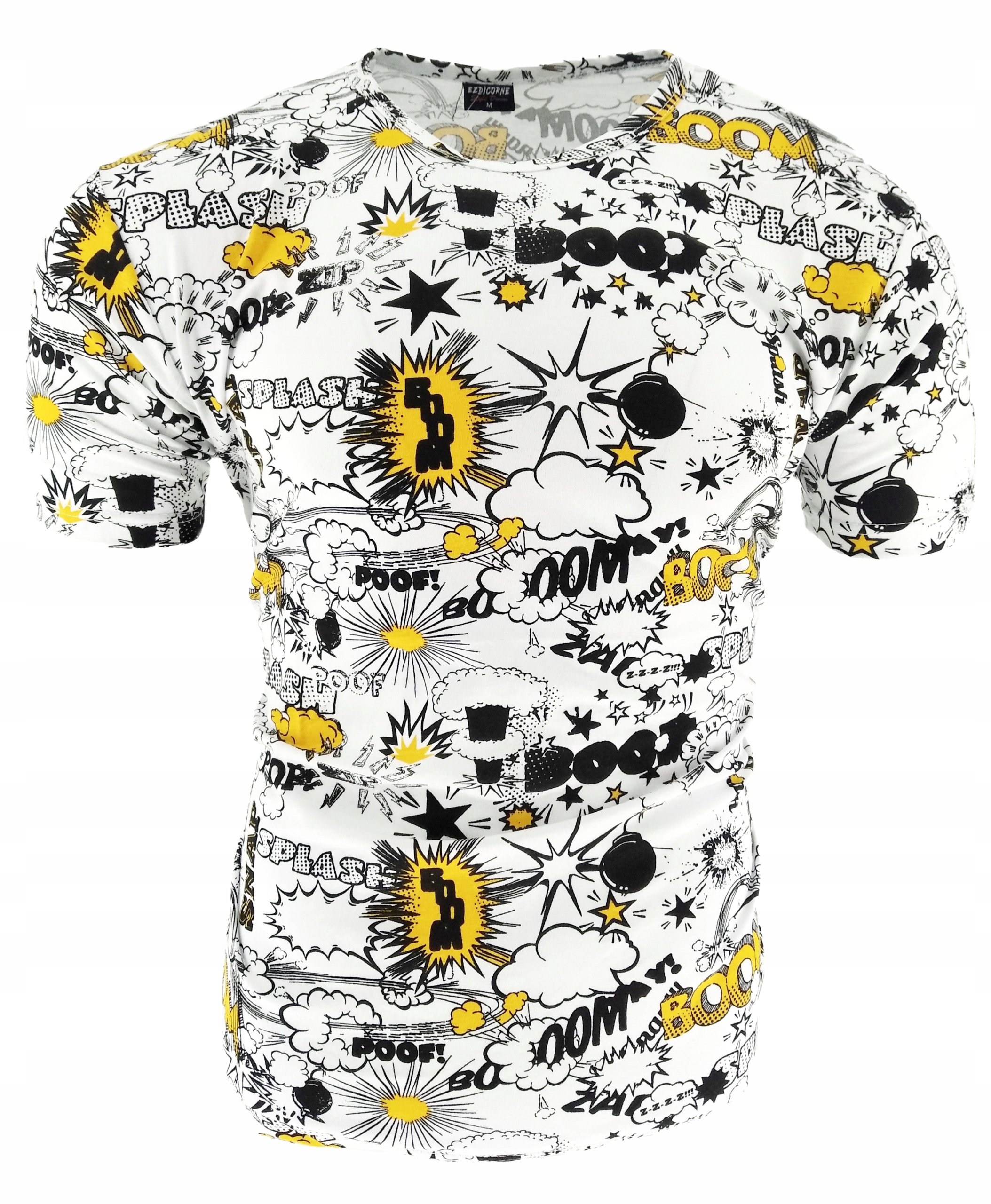 

Koszulka T-Shirt Męski Męska Żółte Bomb XXL